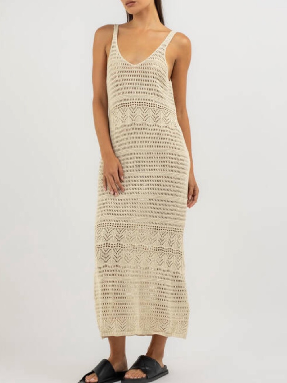 Rip Curl Sea Of Dreams Crochet Maxi Dress